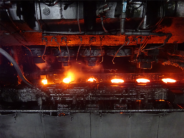 Hot forging